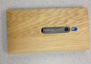 NOKIA's smartphone cover(White Oak/Back)