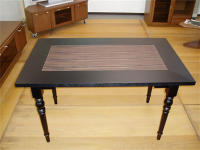 木織テナージュサンプル製品「黒檀テーブル」