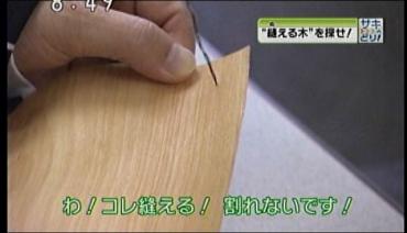 NHK総合「サキどり」調査隊：縫える！割れない！